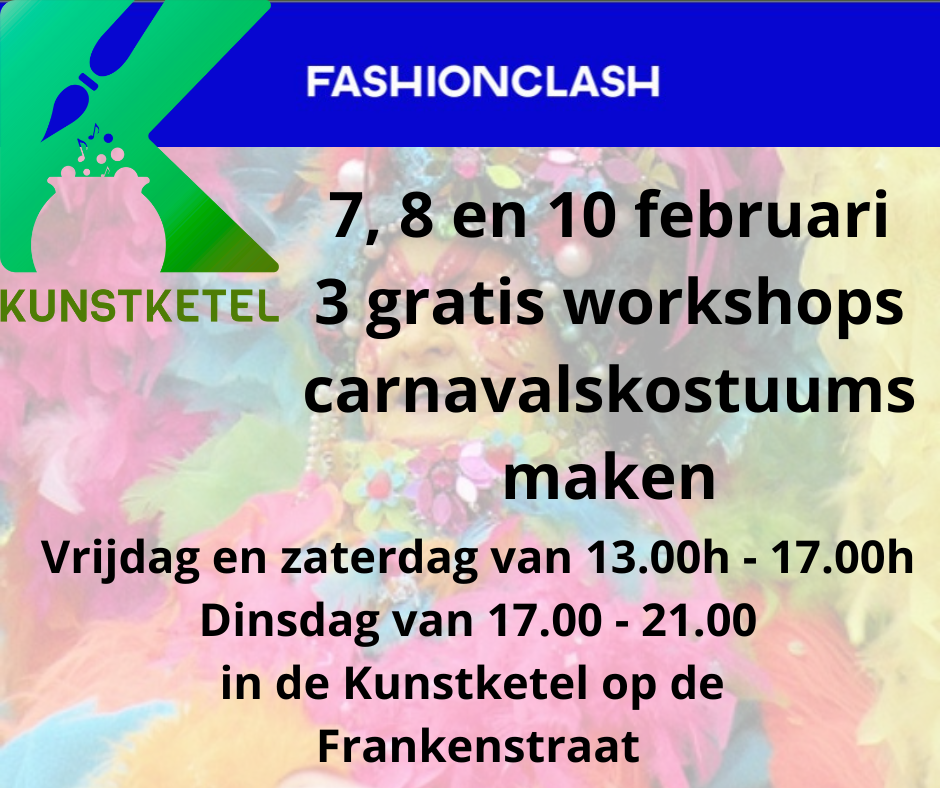 Gratis Workshop carnavalskostuums maken