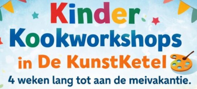 Kinderkookworkshops in de Kunstketel