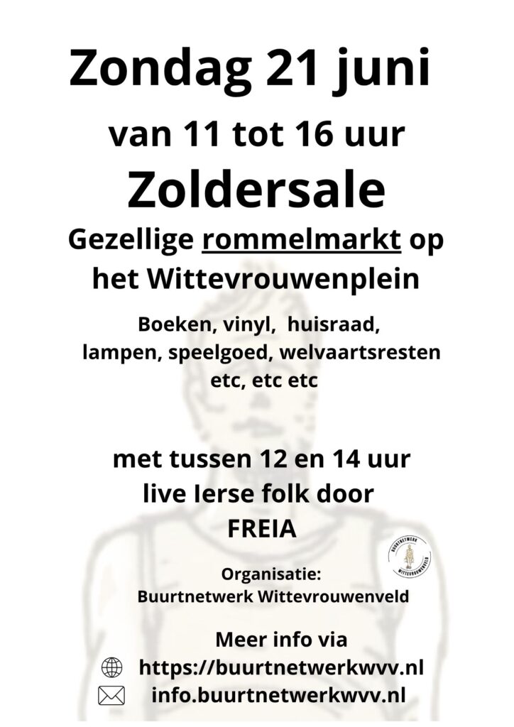 Zoldersale - Kleine rommelmarkt op het Wittevrouwenplein