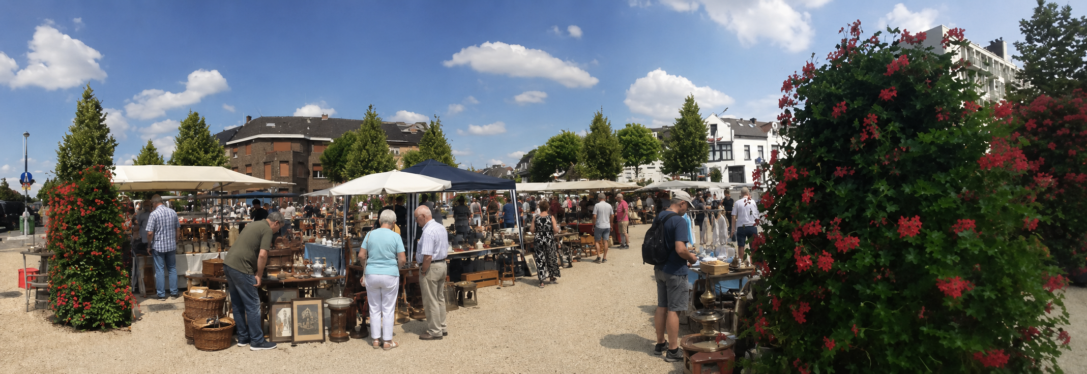 21-6 Rommelmarkt / zoldersale op het Wittevrouwenplein