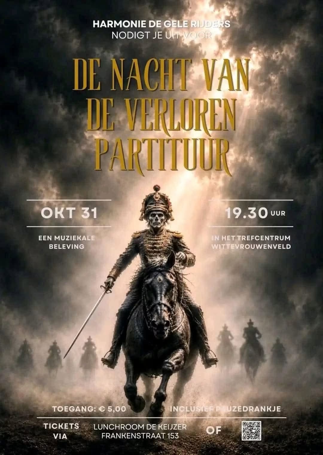 Halloweenconcert door De Gele Rijders
