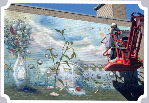 Opening laatste mural Groene (Z)walker