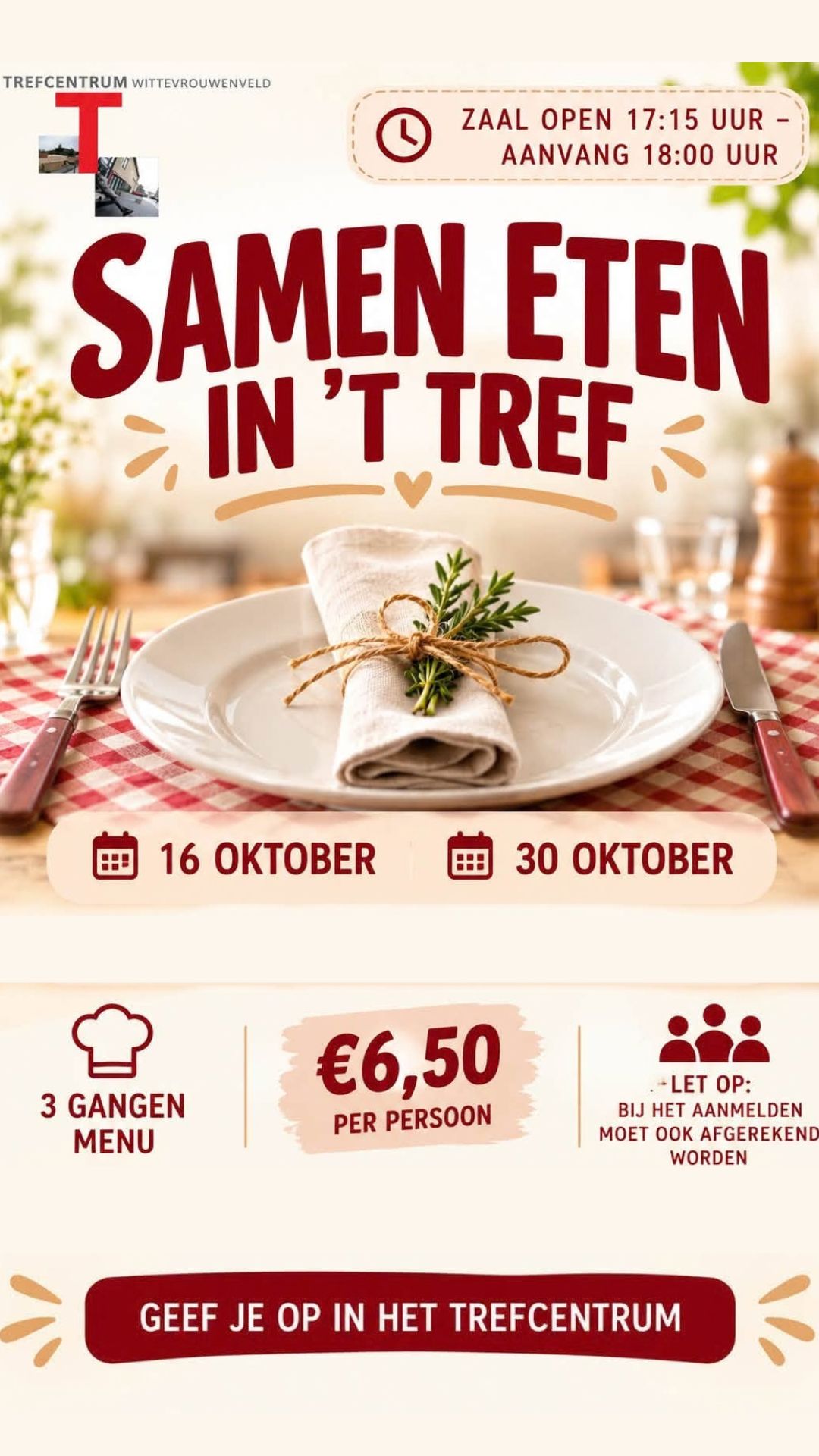 Same eten in 't Tref